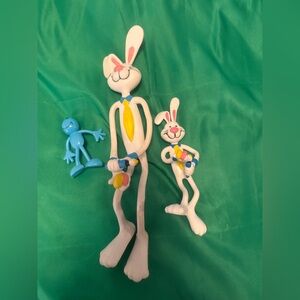 Colorful Bunny Family Toy Set